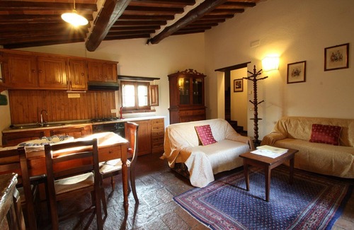 Il Borgo Appartement | Residence à Cortone avec 2 chambres à coucher, 4 couchages