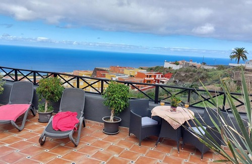 El Guincho Appartement | Appartement dans un style mexicain avec vue sur la mer et balcon privé