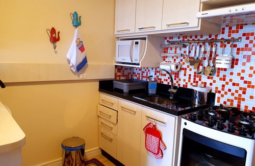 Vila Suica Appartement | Apt dans le centre de Gramado pour 4 personnes (garage / wifi / sky)