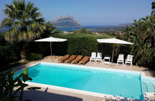 Porto San Paolo Appartement | Appartement avec piscine privée donnant sur TAVOLARA