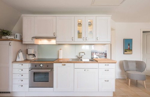 Hattstedtermarsch Appartement | Small but nice: those looking for peace and quiet, who love nature, will find their little comfort here