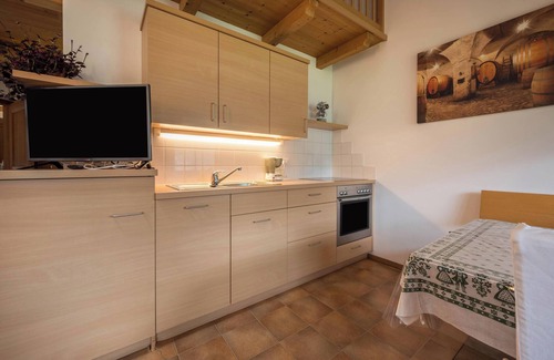 Bressanone Appartement | Appartement "Kreuzhof links" avec vue sur les montagnes, Wi-Fi, balcon et jardin