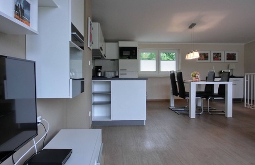 Gelbensande Appartement | Apartment KWF 2b OG - 3-room apartment with 2 bedrooms for 6 people with WLAN