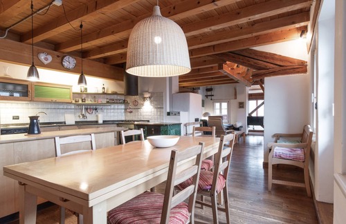 Fiera di Primiero Appartement | Appartement "La Casa Del Noce" avec vue sur les montagnes, jardin privé et Wi-Fi