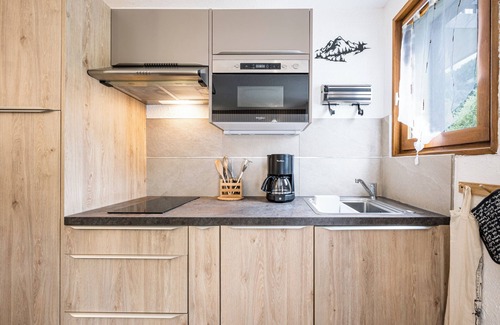 Les Bottieres Appartement | Apartamento 'Le Gypse - Saint Pancrace' con vistas a la montaña y balcón