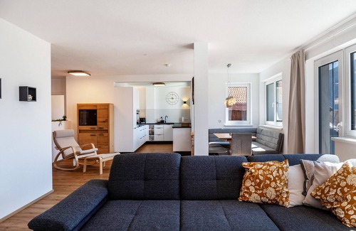 Arzl im Piztal Appartement | Appartement "Manu's Bergblick" avec vue sur les montagnes, terrasse privée et Wi-Fi