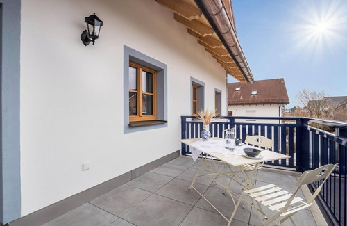 Gilching Appartement | Appartement "Max" au Schloeglhof avec Wi-Fi et balcon