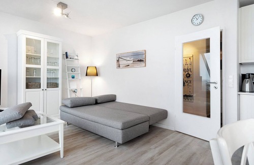 Schilksee Appartement | Appartement "Meerblick" avec vue sur la mer, balcon et Wi-Fi