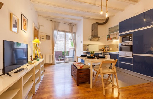 Poblenou Appartement | Appartement "Modern Flat Next To Bogatell Beach" avec balcons privés et Wi-Fi
