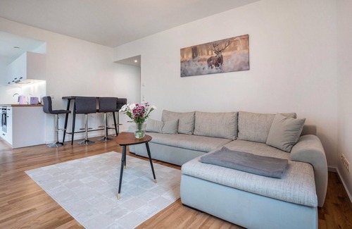 Greifswald Appartement | Appartement "Modernes Loft Mit Terrasse" avec jardin privé et Wi-Fi