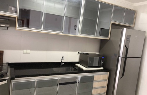 Mongagua Appartement | Appartement Mongaguá Beachfront Downtown 2 chambres 1 suite 86 mts.