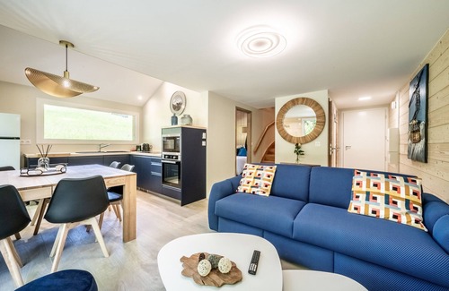 Saxel Appartement | Appartement 'Mont Blanc Spa-terrasse Privatisés' avec terrasse privée, jardin privé et Wi-Fi