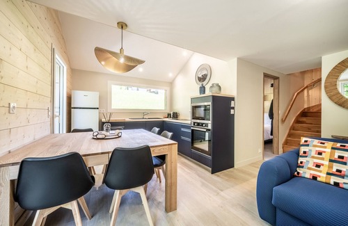 Saxel Appartement | Appartement 'Mont Blanc Spa-terrasse Privatisés' avec terrasse privée, jardin privé et Wi-Fi