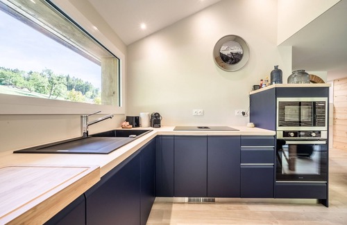Saxel Appartement | Appartement 'Mont Blanc Spa-terrasse Privatisés' avec terrasse privée, jardin privé et Wi-Fi