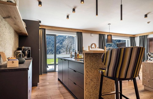 Valles Appartement | Appartement "Mulin Hilda" près de la station de ski avec vue sur les montagnes, sauna et jardin