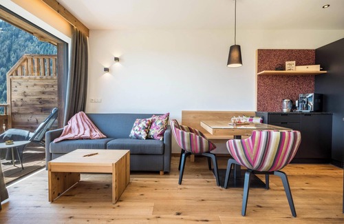 Valles Appartement | Appartement "Mulin Loise" près de la station de ski avec vue sur les montagnes, sauna et jardin