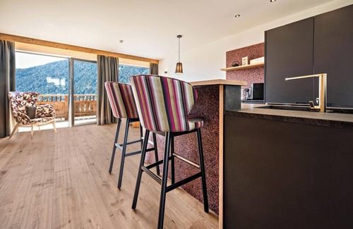 Valles Appartement | Appartement "Mulin Loise" près de la station de ski avec vue sur les montagnes, sauna et jardin
