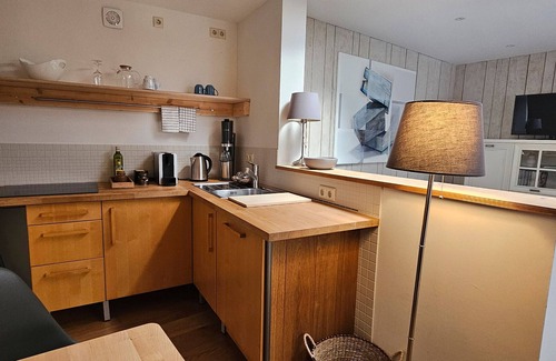 Striesen Appartement | Apartment 'Nahe Blauen Wunder' with Shared Terrace, Shared Garden and Wi-Fi