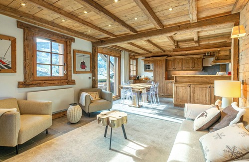 Demi-Quartier Appartement | Appartement Neige Blanche, appartement chic à 2min des pistes
