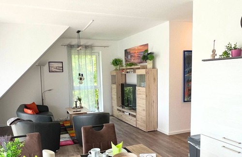 Papenburg Appartement | Apartment "Neptun" Papenburg 2SZ EBK Modern bathroom Large roof terrace New building WLAN