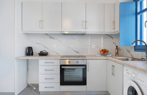 Katapola Appartement | Appartement 'Nicolas House 4' avec vue sur la mer, Wi-Fi et climatisation