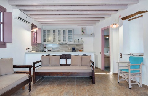 Katapola Appartement | Appartement 'Nicolas House 2' avec vue sur la mer, terrasse privée et climatisation