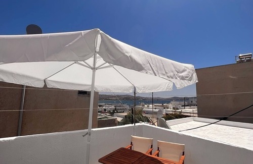 Adamas Appartement | Appartement "Nikos Family Milos" avec vue sur la mer, Wi-Fi et climatisation