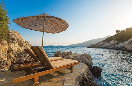 Kalkan Appartement | Appartement Le complexe de boutique avec des vues spectaculaires de la Méditerranée