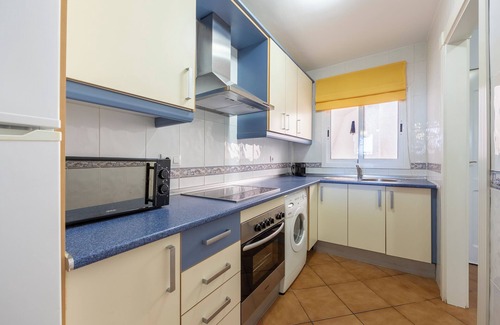 La Isleta del Moro Appartement | Appartement 'Paraiso Escondido, 1 Linea De Playa' avec vue sur la mer, Wi-Fi et climatisation