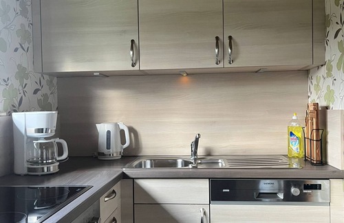 Volkach Appartement | Appartement "Pappelblick" avec terrasse privée, jardin privé et Wi-Fi