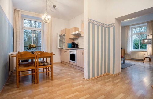 Muritz Appartement | Appartement "Parkblick" avec jardin partagé et Wi-Fi