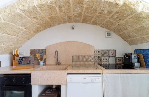 Ugento Appartement | Appartement "Sala Del Camino" avec terrasse privée, Wi-Fi et climatisation