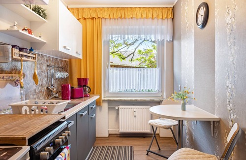 Naumburg Appartement | Appartement "Schneeweißchen" avec terrasse privée et Wi-Fi