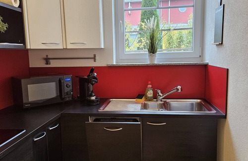 Vaihingen an der Enz Appartement | Apartment 'Schwarz' with Private Terrace and Wi-Fi