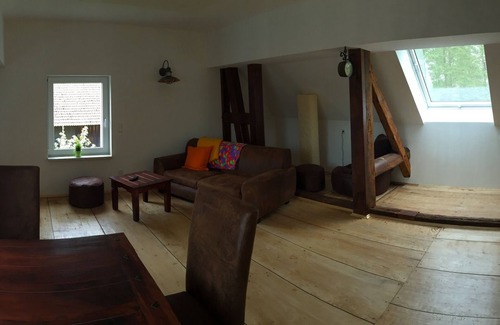 Burg-Dorf Appartement | Appartement "Spreewaldkahn" directement sur la rivière, Spreewaldhof Schupan