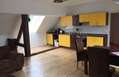 Burg-Dorf Appartement | Appartement "Spreewaldkahn" directement sur la rivière, Spreewaldhof Schupan