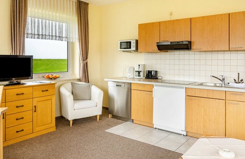 Baltrum Appartement | Appartement 'Hus Uiterst-hörn Treibholz' avec vue sur la mer, jardin partagé et Wi-Fi