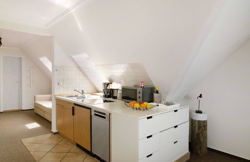Baltrum Appartement | Appartement 'Utkiek' avec balcon et Wi-Fi