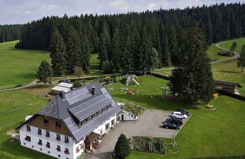 Sankt Maergen Appartement | Appartement "Stubbekammer" avec vue sur les montagnes, jardin partagé et Wi-Fi