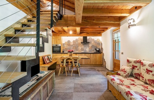 Rabbi Appartement | Appartement 'Sussurro Del Ruscello' avec vue sur les montagnes, jardin partagé et Wi-Fi