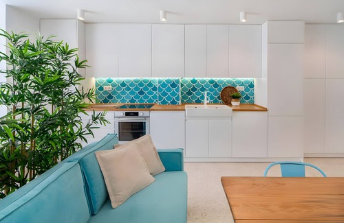 Sector B - Boliche Appartement | Appartement 'Turquesa Y Sal' avec vue sur la mer, balcon et Wi-Fi