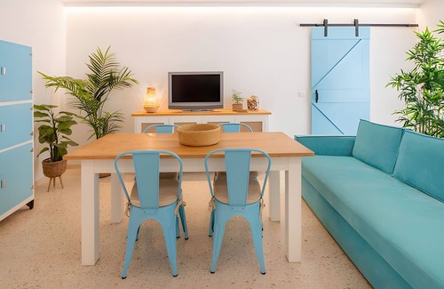 Sector B - Boliche Appartement | Appartement 'Turquesa Y Sal' avec vue sur la mer, balcon et Wi-Fi