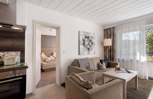 Ortsmitte Appartement | Appartement 'Typ 1' avec jardin partagé, balcon et Wi-Fi