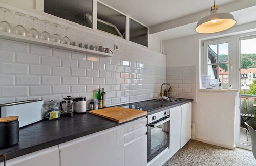 Pforzheim Appartement | Appartement "Unterkunft Brötzingen" avec balcon privé et Wi-Fi