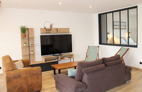 Condette Appartement | Apartment Village Center 130m2, 3 bedrooms, 6 people