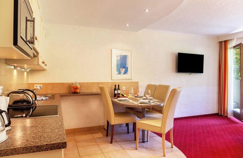 Leutasch Appartement | Appartement W3 Haus Ganghofer avec vue sur la montagne, terrasse partagée & Wi-Fi