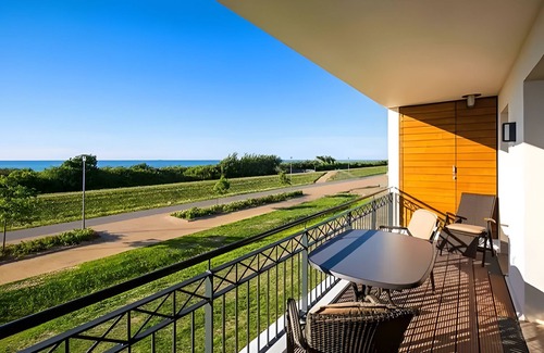 Boergerende-Rethwisch Appartement | Appartement 'Waterkant 180 Grad' avec vue sur la mer, terrasse privée et Wi-Fi
