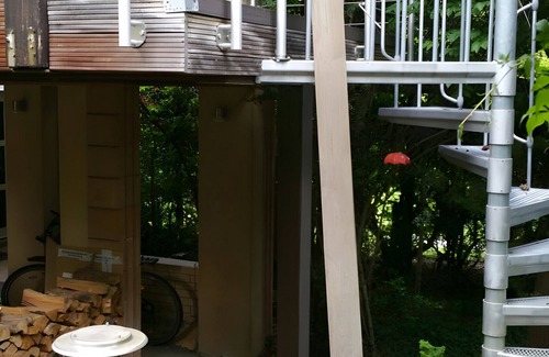 Adlershof Appartement | Chambre "Wendenheide" avec terrasse privée, jardin privé et Wi-Fi
