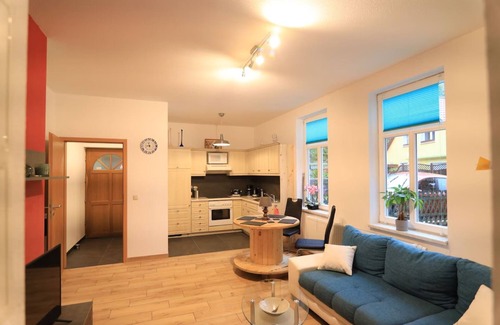 Oehrenstock Appartement | Appartement 'Willkommen Am Roten Stein' avec piscine privée, terrasse privée et Wi-Fi