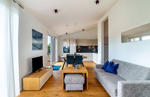 Conweiler Appartement | Appartement "Winter" avec piscine partagée, terrasse privée et Wi-Fi